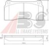 A.B.S. 37441 OE Brake Pad Set, disc brake